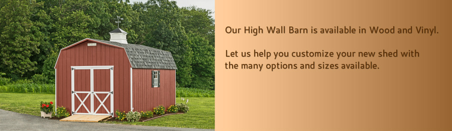 High Wall Barn Best Built Barns Sheds 301 372 1119